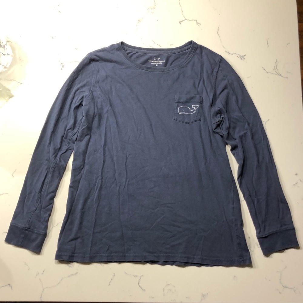 Navy Blue Vineyard Vines Long Sleeve